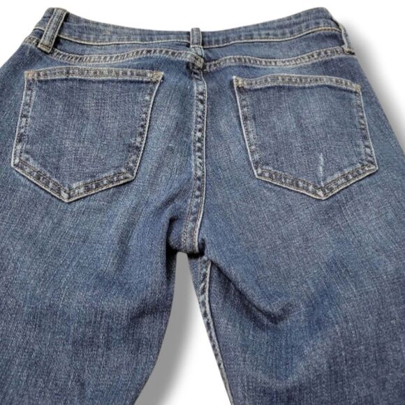 Topshop Jeans Size 26 W26"xL23.5" Topshop Moto Lucas Jeans Crop Distressed Jeans - Picture 5 of 8